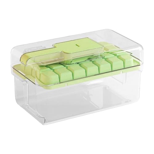 Eisformen - Eiswürfelbereiter | Doppeltes Küchenhelfer-Set Mit Aufbewahrungsbox Für Tee, Kaffee, Whiskey, Cocktails, Camping Und Treffen von Ghjkldha