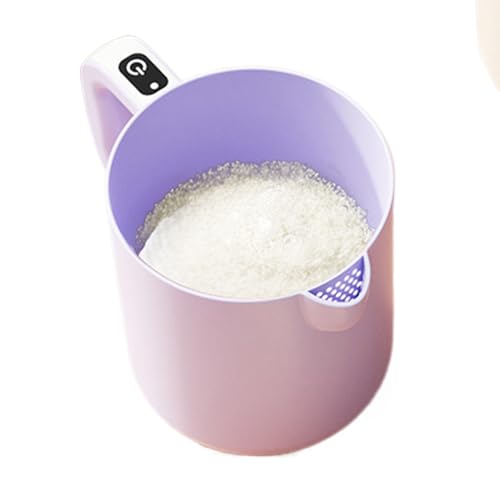 Elektrischer Schneebesen | 2 in 1 Kabelloser Handmixer und Filter | 1L Reisschüssel Rührschüssel Automatischer Rührstab Küchenhelfer für Flüssignahrung Haushalt Milch Backen Reis Elektrischer Schneebesen | 2 in 1 Kabelloser Handmixer und Filter | 1L Reisschüssel Rührschüssel Automatischer Rührstab Küchenhelfer für Flüssignahrung Haushalt Milch Backen Reis von Ghjkldha