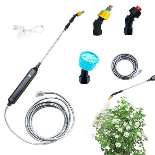 Elektrischer Sprühgerät | Gartenbewässerung & Sprühsystem,Automatisches Multifunktions-Sprühset Für Garten, Terrasse, Rasen & Außenbereich von Ghjkldha