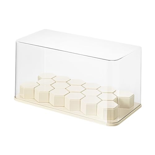 Figure Display Case, Clear Collector Cube Box, Detachable Stackable Stand Design, 12.59 Inches Transparent Dustproof Organizer, for Bookshelf, Cabinet, Miniature, Plush Toy Storage Figure Display Case, Clear Collector Cube Box, Detachable Stackable Stand Design, 12.59 Inches Transparent Dustproof Organizer, for Bookshelf, Cabinet, Miniature, Plush Toy Storage von Ghjkldha