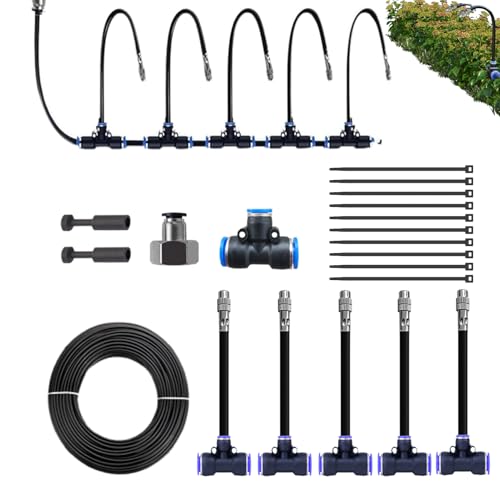 Gartenbewässerungssystem,Rotierendes Garten-Bewässerungssystem Mit Tropffunktion - Einstellbare Wassersparende Automatische Lösung Für Töpfe Garten Terrasse Hochbeete Balkon von Ghjkldha