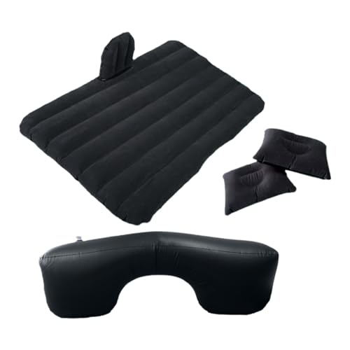 Ghjkldha Auto Luftmatratze Rücksitz Verdickte LKW Bett Luftmatratze Aufblasbare Camping Doppelseitige Beflockung Faltbare Mobile Kissen Luftmatratze RV Aufblasbares Bett von Ghjkldha