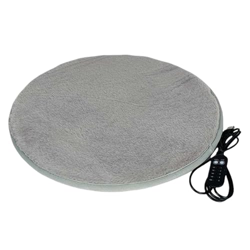 Ghjkldha Beheizter Stuhlpolster, Erwärmungssitzkissen für Eigenheimkomfort, ergonomisches Sitzpad mit Verstellbarer 5-Stufe und Timer für Reisewagen-Wohnheim-Wohnzimmer 15,75 Zoll von Ghjkldha