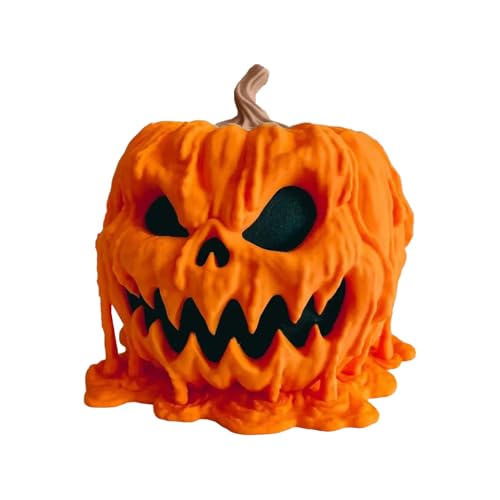 Ghjkldha Candy Dish, Pumpkin Snack Container, Funny Decorative Bowl Festive Carved Design, Lightweight Feature with Ample Capacity, Treat Server for Buffet Display, Multicolor von Ghjkldha