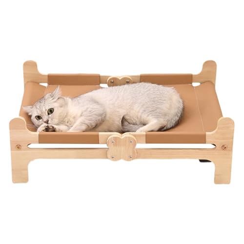 Ghjkldha Cat Bed, Portable Pet Cot, Raised Sleeping Furniture,23.62x14.37x8.27 Inches, Elevated Breathable, Lightweight Foldable, for Indoor Patio Garden Lawn Beach Balcony Camp Home Use von Ghjkldha