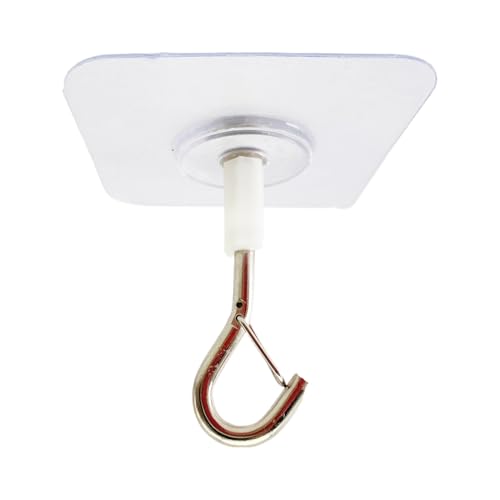 Ghjkldha Ceiling Plant Hangers, Sticky Wall Hooks, Strong Adhesive Safety Buckle Secure Hold, Damage Installation with Clean Removal, Hanging Hook for Lights Porch Lantern, 3.94 Inches Ghjkldha Ceiling Plant Hangers, Sticky Wall Hooks, Strong Adhesive Safety Buckle Secure Hold, Damage Installation with Clean Removal, Hanging Hook for Lights Porch Lantern, 3.94 Inches von Ghjkldha