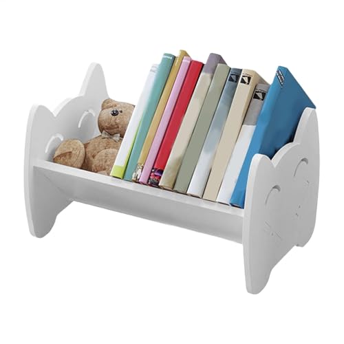Ghjkldha Desktop Bookshelf Storage, Kid-Friendly Bookcase, 32x21.519.5cm, Multifunctional Organizer, Space-Saving Wooden Shelf, Study Room Desk Organizer for Home, Library, Office von Ghjkldha