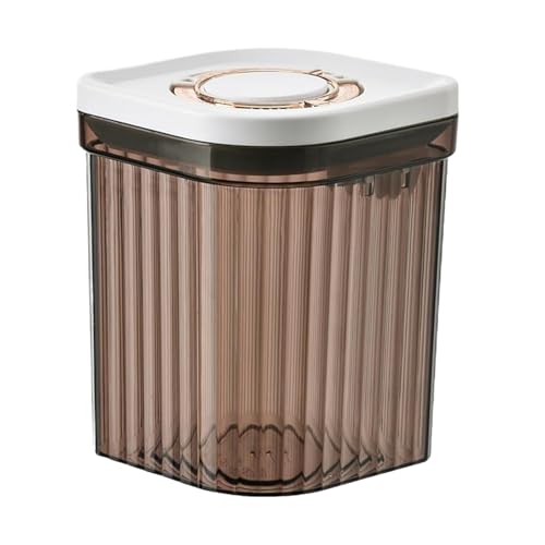 Ghjkldha Dry Food Containers, Airtight Storage Box, Stackable Large Kitchen Bins, Milk Powder Holder, Pantry Organizer for Flour Sugar Rice Cereal Grain, 5.91x4.33x4.33 Inches von Ghjkldha