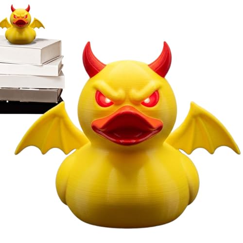 Ghjkldha Duck Statue, Gothic Ornament, 3.35x2.76x2.95 Inches Miniature Sculpture, 3D Printed Horror Design, Creepy Tabletop Toy Figure, for Halloween Decor, Garden Outdoor Desktop Use Ghjkldha Duck Statue, Gothic Ornament, 3.35x2.76x2.95 Inches Miniature Sculpture, 3D Printed Horror Design, Creepy Tabletop Toy Figure, for Halloween Decor, Garden Outdoor Desktop Use von Ghjkldha