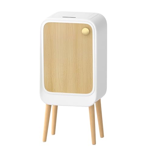 Ghjkldha Intelligenter Mülleimer, Mit Deckel Automatischer Mülleimer 20L, Seitenöffnender Abfalleimer Hochbeiniger Elektromülleimer Für Zuhause Arbeitsplatz Terrasse Wohnheim Bad Waschküche von Ghjkldha