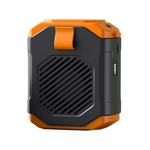 Ghjkldha Klimagerät Mit Hüftclip - Klimagerät Zum Umhängen,Handliches Kühlgerät Mit Taschenlampe Für Outdoor Arbeit Sport Camping Wandern Bergsteigen Angeln von Ghjkldha
