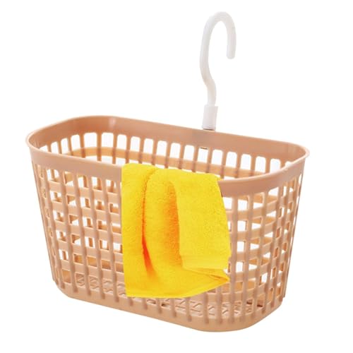 Ghjkldha Mesh Storage Organizer Korb - atmungsaktives Netzorganisator mit 360 -Grad -Rotationshaken | Abflussfunktion Organizer -Tablett für Haushaltsvorräte, Haushaltsbadentübung mit hohlen Design von Ghjkldha