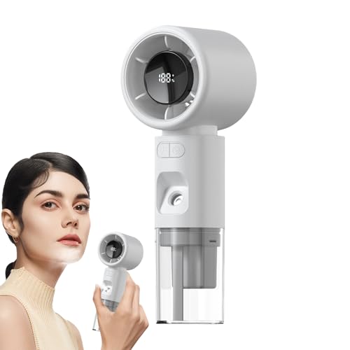 Ghjkldha Misting Fan, Personal Spray Fan, Compact USB Rechargeable Design, Digital Display Cooling Tool for Outdoor Camping Home Makeup Use, 2.28x2.24x6.61 Inches Ghjkldha Misting Fan, Personal Spray Fan, Compact USB Rechargeable Design, Digital Display Cooling Tool for Outdoor Camping Home Makeup Use, 2.28x2.24x6.61 Inches von Ghjkldha