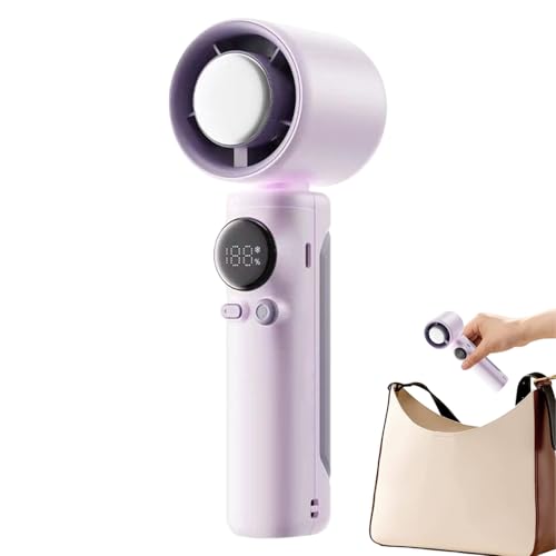Ghjkldha Portable Fan, Powerful Handheld Fan, Lightweight Compact Design, Multi-Speed Settings, Rechargeable Cooling Conditioner for Beach, Cruise, Camping, Outdoor Use, 7.28x2.36 Inches von Ghjkldha