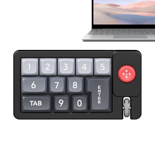 Ghjkldha Programmierbare RGB Tastatur | RGB mechanische Tastatur - Hot-Swappable Ergonomisches Zusatztastatur Mit Joystick Für Video- Und Grafikbearbeitung Ghjkldha Programmierbare RGB Tastatur | RGB mechanische Tastatur - Hot-Swappable Ergonomisches Zusatztastatur Mit Joystick Für Video- Und Grafikbearbeitung von Ghjkldha