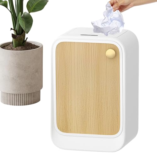 Ghjkldha Sensor Mülleimer | Automatischer Mülleimer Mit Deckel 20 Liter - Hochbeiniger Elektrischer Mülleimer Seitliche Öffnung Für Küche Wohnbereich Badezimmer Waschraum von Ghjkldha