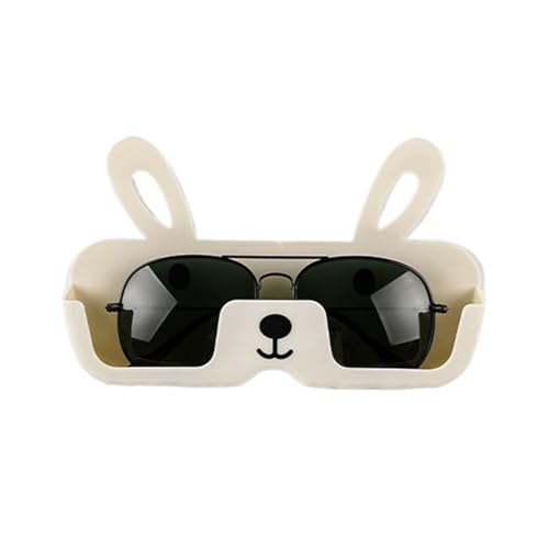 Ghjkldha Sonnenbrillen Halter Für Wand | Brillenhalter Ohne Bohren | Hängebarer Hasenförmiger Brillenhalter Für Schlafzimmer, Flur, Kleiderschrank, Schminktisch, Badezimmer, Zuhause von Ghjkldha