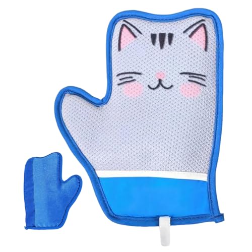 Ghjkldha Tierhaarentfernungs-Handschuhe Elektrostatisch | Elektrostatischer Haarentferner Handschuh Für Hund Und Katze - Wiederverwendbarer Reiniger Für Teppich Möbel Polster Und Textilien von Ghjkldha