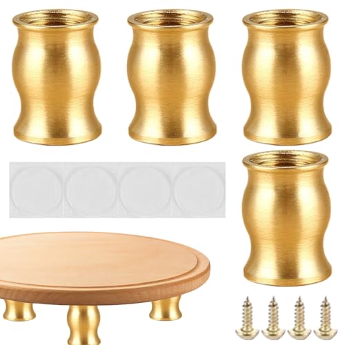 Ghjkldha Tischfüße | 4 Stück Ersatzbeine Für Sofa - Stabile Möbelbeine Für Schrank Küche Nachttisch Stuhl Schrank Schreibtisch Sofa von Ghjkldha