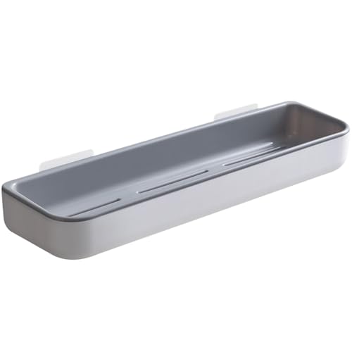 Ghjkldha WC- zur Wandmontage, selbstklebend, kein Bohren, Badezimmer-Organizer, platzsparend, Heimdekoration für Kosmetik, Dusche und Arbeitsplatte von Ghjkldha