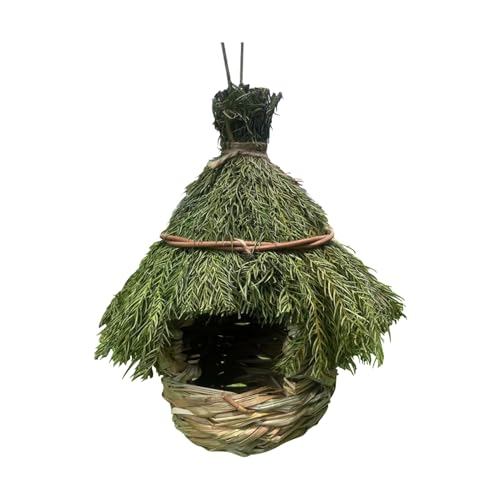 Hummingbird Houses, Woven Bird Nest Shelter, Cozy Resting, 11.81 Inches Compact Natural Hanging Vine Design, for Sparrows Finches Canaries, Outdoor Garden Trees Porch Decoration Hummingbird Houses, Woven Bird Nest Shelter, Cozy Resting, 11.81 Inches Compact Natural Hanging Vine Design, for Sparrows Finches Canaries, Outdoor Garden Trees Porch Decoration von Ghjkldha