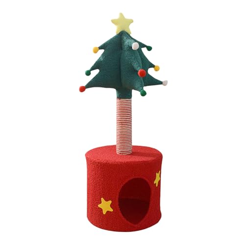 Katzen Weihnachtsbaum,Niedlicher Spielzeug für Weihnachten - Kuscheliges Katzenbett Spielpfosten Für Drinnen & Draußen Haustier Zuhause Spielen Katzen Weihnachtsbaum,Niedlicher Spielzeug für Weihnachten - Kuscheliges Katzenbett Spielpfosten Für Drinnen & Draußen Haustier Zuhause Spielen von Ghjkldha