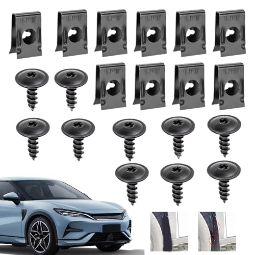 Kfz-Schrauben Und Clips | Fahrzeug Clips und Schrauben Set - Befestigungs- Und Reparaturzubehör Rostfrei Für Wohnmobile Lastkraftwagen Innenverkleidung Türverkleidung Kfz-Schrauben Und Clips | Fahrzeug Clips und Schrauben Set - Befestigungs- Und Reparaturzubehör Rostfrei Für Wohnmobile Lastkraftwagen Innenverkleidung Türverkleidung von Ghjkldha