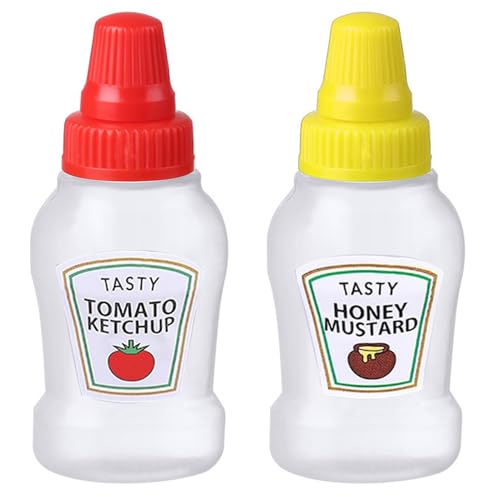 Kleine Salatdressing-Flaschen, kleine Saucenbehälter mit Deckel - Lebensmittelsichere Quetschflasche für Salatdressing,Lebensmittelsicherheit, tragbare Mini-Quetschflaschen für Gewürze, Quetschflasche Kleine Salatdressing-Flaschen, kleine Saucenbehälter mit Deckel - Lebensmittelsichere Quetschflasche für Salatdressing,Lebensmittelsicherheit, tragbare Mini-Quetschflaschen für Gewürze, Quetschflasche von Ghjkldha