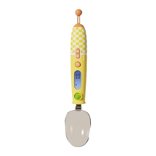 Löffelskala, LED -Bildschirm Elektronischer Wieg Löffel für genaue Messungen, abnehmbare digitale Löffel Kopf mit einfacher Leseanzeige, für Babys Supplement Cooking Küche verwenden 23.5 x 4,8 cm von Ghjkldha