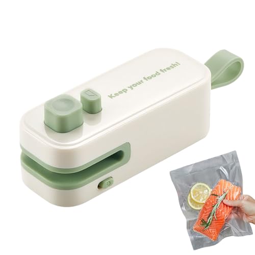 Mini Beutelversiegler - Tragbarer Snackbeutel Hitzeversiegelungs,Frischehalte Ausrüstung mit Magnet für Küche Camping Umzug Picknick Mini Beutelversiegler - Tragbarer Snackbeutel Hitzeversiegelungs,Frischehalte Ausrüstung mit Magnet für Küche Camping Umzug Picknick von Ghjkldha