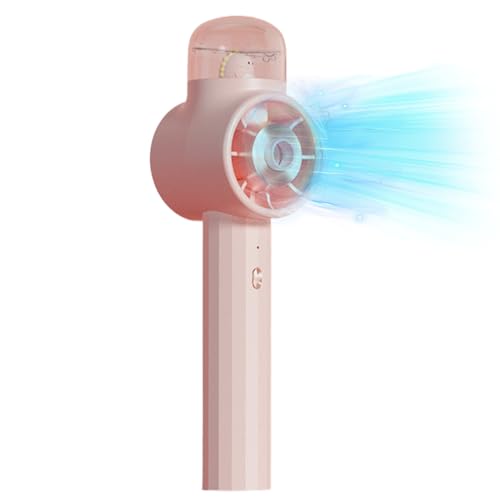 Misting Fan, Rechargeable Travel Cooler, Built in Water Tank Function, Rechargeable Battery Operated Design, 1 Count Neutral Color, Backpack Ready for Beach Hiking Trips von Ghjkldha
