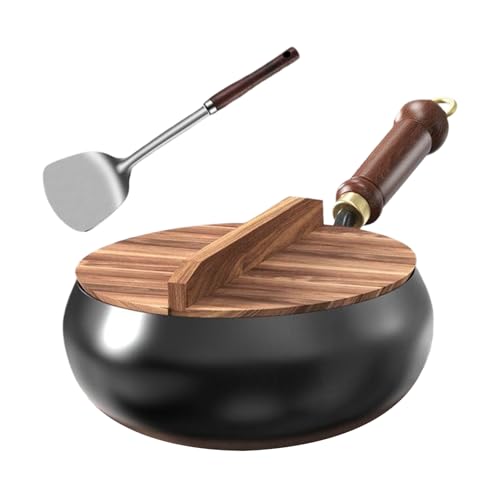 Nonstick Pots, Iron Induction Cookware Set, Frying Pan with Lid and Spatula, Flat Bottom Chinese Wok, Durable Kitchen Cooking Tools, Home and Restaurant Use More Nonstick Pots, Iron Induction Cookware Set, Frying Pan with Lid and Spatula, Flat Bottom Chinese Wok, Durable Kitchen Cooking Tools, Home and Restaurant Use More von Ghjkldha