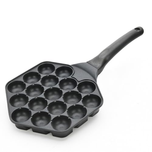 Pan, 18 Cavity Grill Mold, Japanese Ball Pancake Maker, 16.73 Inches Nonstick Cast Design, Even Heat Distribution, for Home, Chefs, Beginners, Professionals Culture Lovers Pan, 18 Cavity Grill Mold, Japanese Ball Pancake Maker, 16.73 Inches Nonstick Cast Design, Even Heat Distribution, for Home, Chefs, Beginners, Professionals Culture Lovers von Ghjkldha