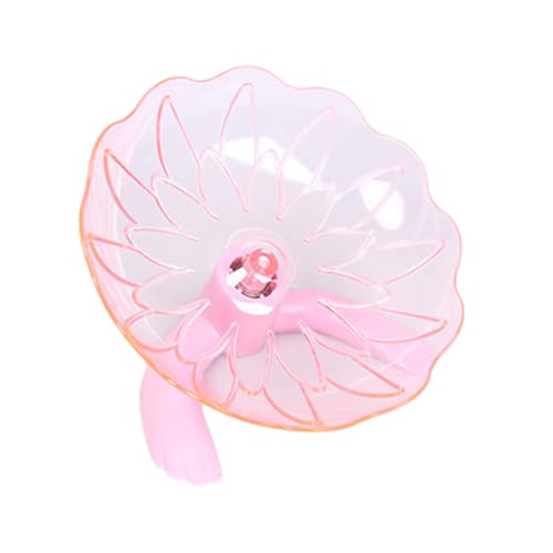 Quiet Hamster Wheel, Transparent Running Wheel to Gerbils and Dwarf Hamsters 17.5cm, Stable Silent Pet Exercise Toy for Syrian Hamsters Small Rodents, Cool Cage Decor von Ghjkldha