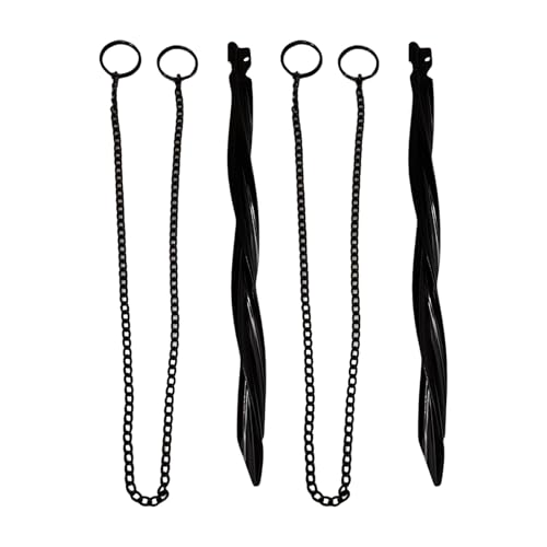 Rain Chain, Anchors Stake, Spirals Pointed Ground Spike for Firm Stability, Rust-Resistant Zinc Coating Quick-Fit Sleeve, Gutter Drainage for Home Workplace, 19.69 Inches von Ghjkldha