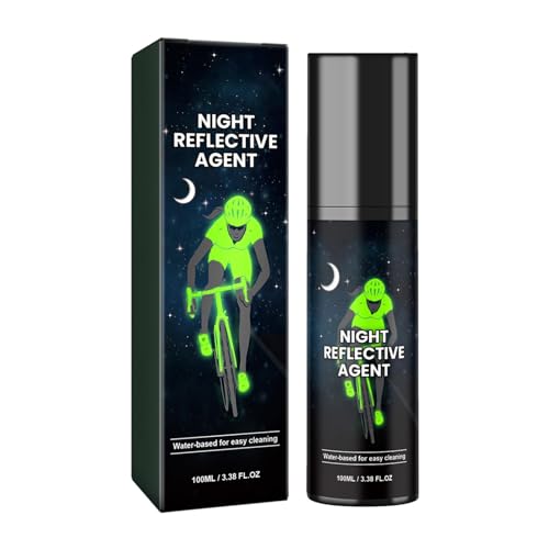 Reflektierende Nachtfarbe, nachtaktive Sprühfarbe, leuchtet im Dunkeln, Sicherheitsfarbe, leuchtende Farben, Spray, leuchtet im Dunkeln, reflektierende Sprühfarben für Kleidung, Fahrräder, Leinwand, von Ghjkldha