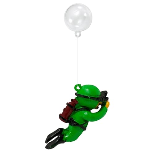 Schwimmende Aquariumdekorationen | Schöner Deko-Taucher für Aquarien,Fat Diver Viewing Floating Pendant, Aquarium Floating Device Aquarium Zubehör von Ghjkldha