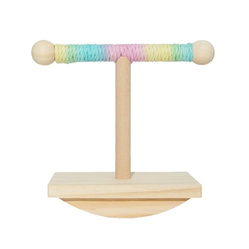 -Spielständer, rutschfeste Sitzstange aus Holz, multifunktionale Ruhestation mit Leiter und Kaubereich, ideal für Aras, Wellensittiche, Nymphensittiche, Sittiche, Zuhause, Reisen, Käfig -Spielständer, rutschfeste Sitzstange aus Holz, multifunktionale Ruhestation mit Leiter und Kaubereich, ideal für Aras, Wellensittiche, Nymphensittiche, Sittiche, Zuhause, Reisen, Käfig von Ghjkldha