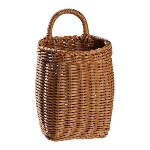 Weiden-Wandkörbe, Rattan-Hängeaufbewahrung, Haustür und Küchen-Organizer, dekorativer - und Obstbehälter für Zuhause, Garten, handgefertigt gewebt Weiden-Wandkörbe, Rattan-Hängeaufbewahrung, Haustür und Küchen-Organizer, dekorativer - und Obstbehälter für Zuhause, Garten, handgefertigt gewebt von Ghjkldha