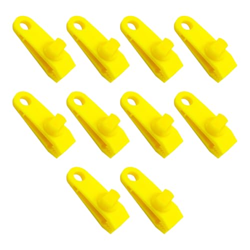 Zelt Clips - 10-Teilige Markisenplane Robuste Verstellbare Klipps | Verriegelbare Befestigungen Für Markisen Outdoor-Ausrüstung Für Picknick Garten Angeln Terrasse von Ghjkldha