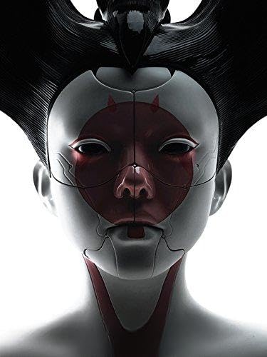 Ghost In The Shell "Face, 60 x 80 cm, Leinwanddruck Mehrfarbig von Ghost In The Shell