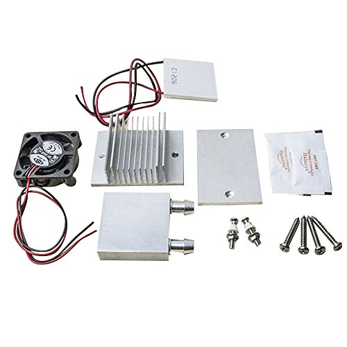 DIY Kit TEC1-12706 Thermoelektrische Peltier-Modul Wasserkuehler Kuehlsystem 60W von Ghulumn