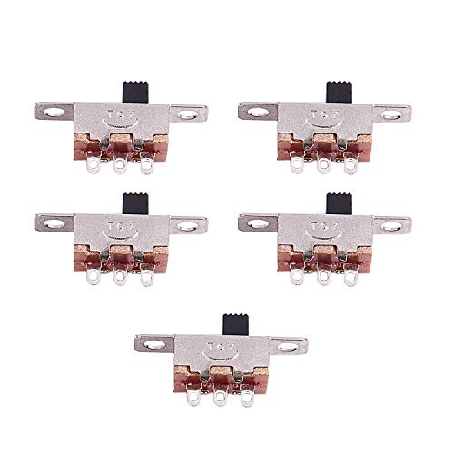 Ghulumn 5 StüCk X Ein- 2 Position SPDT 1P2T Panel Mini Schiebeschalter LöTfahne SS12F15G3 von Ghulumn