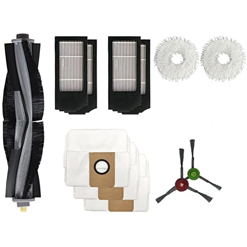 Ghulumn Staubbeutel Filter Hauptseite Bürste Mop Tuch für Deebot X1 TURBO/OMNI Roboter staubsauger zubehör von Ghulumn