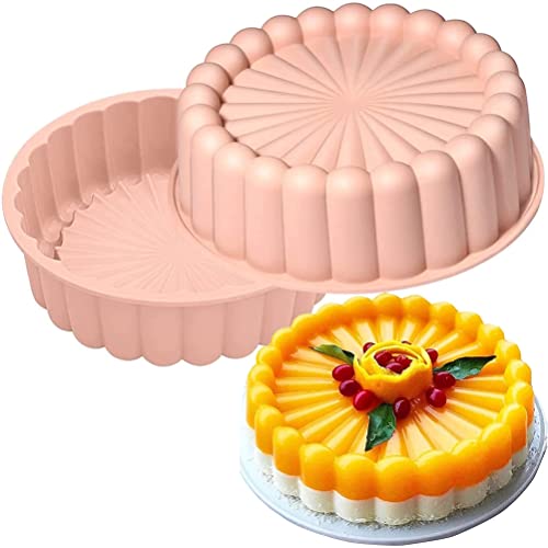 Backform in Sonnenblumenform, Kuchenform, rund, wiederverwendbar, aus Silikon Schokolade, Brot Backform in Sonnenblumenform, Kuchenform, rund, wiederverwendbar, aus Silikon Schokolade, Brot von Ghzste