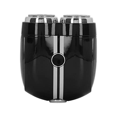 Ghzste Elektrischer Mini -Bart -Rasierer, Typ C Ladung Gebogenes Netz Nass Trockener Gebrauch IPX7 Waterdes Clipper Trimmer, Kompaktes Struktur Design, Zinklegungskörper, (Schwarz) von Ghzste