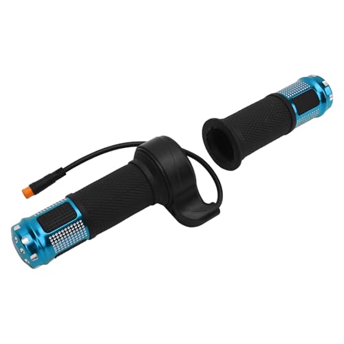 Ghzste Elektro Roller Drossel Griff, Aluminium Legierung Drossel Griff, Twist Lenker, mit Abdichtung Beschleunigern, für Smart Gyro Roller (Blau) von Ghzste
