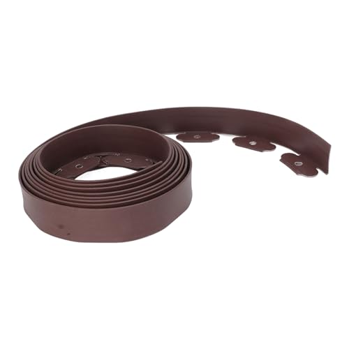 Ghzste Keine Dig Landscape Edging Kit Rasenkante Umfassen 15 Spikes Pe Garden Edging Grenze für Landschaftsgestaltung Blumengärten Rasen (5cm*5cm*5m) von Ghzste