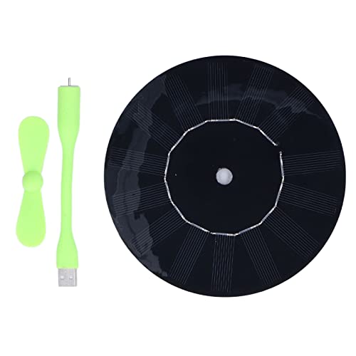 Ghzste Kleine USB Solar Angetriebene Autoventilator, Multifunktionale Runde Monokristalline Silikon -Solarabgase 5W, USB Solar Car Fan von Ghzste