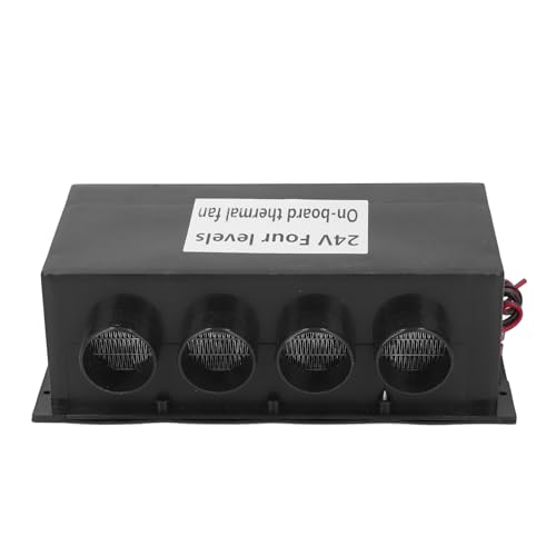 Ghzste Kleiner Raumheizung, 4 Portheizungslüfter mit Aluminiumfolienrohren, DC24V 600W Variabler Frequenzthermie -Lüfter für Antriebsräume, Defrostieren, Defoggen Ghzste Kleiner Raumheizung, 4 Portheizungslüfter mit Aluminiumfolienrohren, DC24V 600W Variabler Frequenzthermie -Lüfter für Antriebsräume, Defrostieren, Defoggen von Ghzste